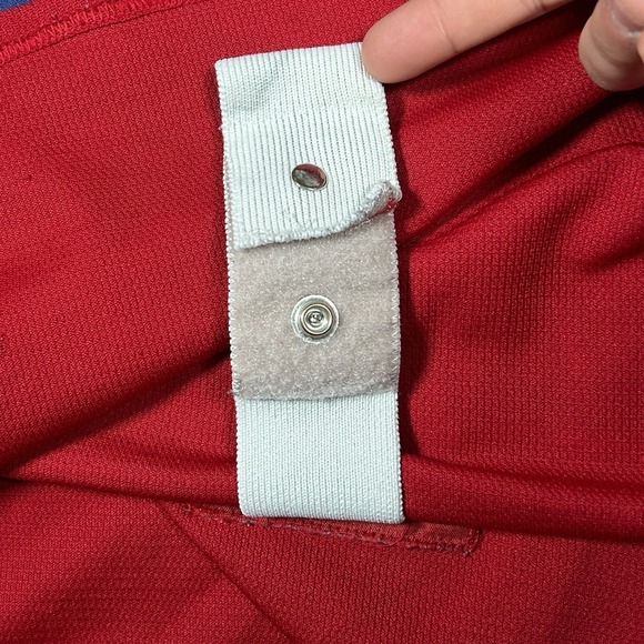 Laval Rockets Hockey jersey Men's Size 56 3XL Red AHL CCM Fighter Strap - Picture 13 of 16